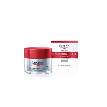 Крем ночной восстанавливающий объем Eucerin Hyaluron Filler, 50 мл