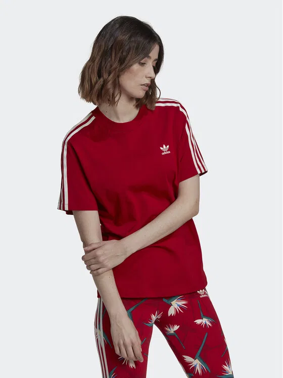 Футболка Thebe Magugu regular fit Thebe Magugu T-Shirt Adidas, красный