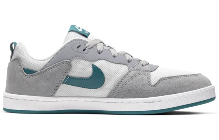 Кроссовки Nike SB Alleyoop Particle, серый/белый/бирюзовый — фото 2