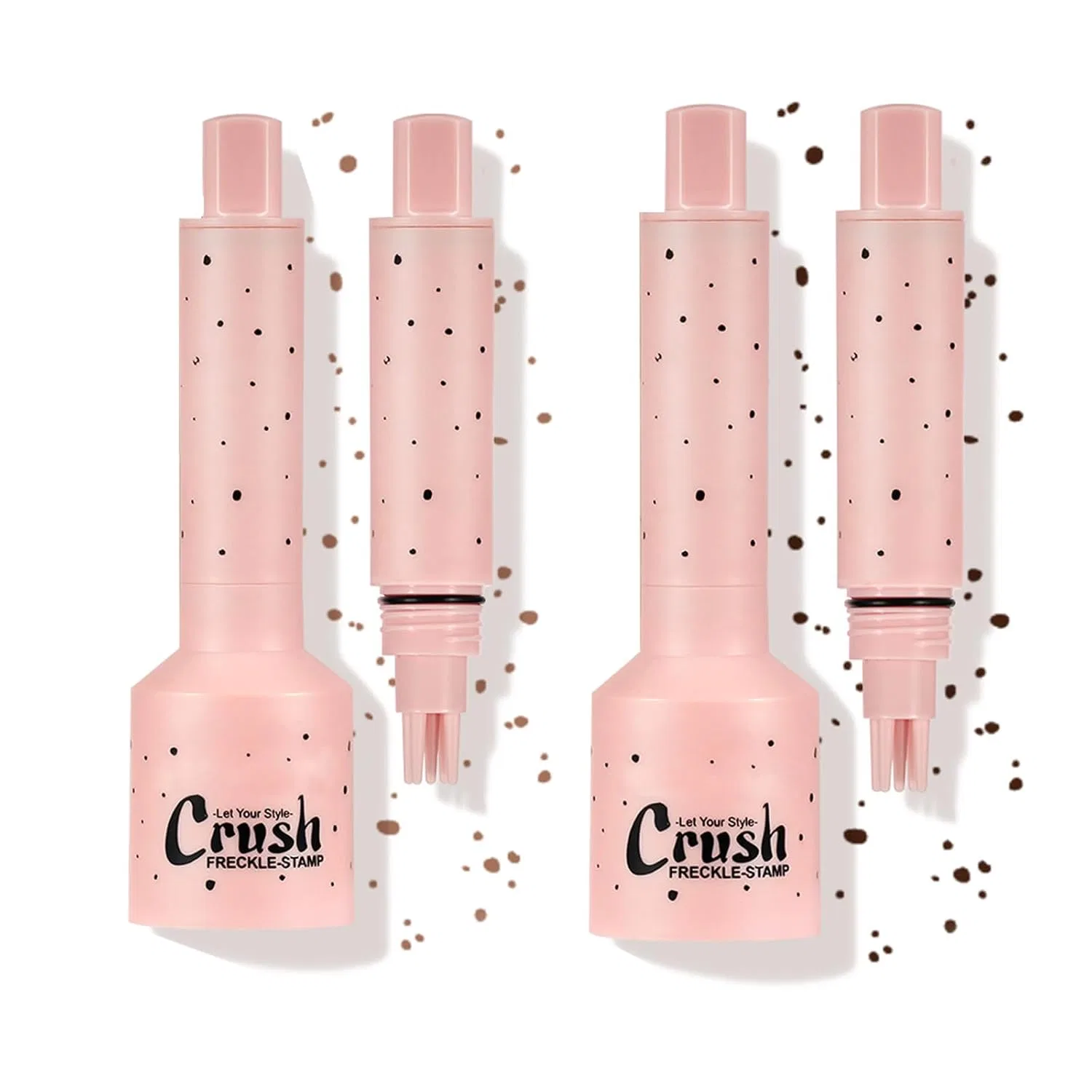 Трафарет для веснушек, Faux Freckles Stamp, mzvoo, 2 шт, 1.5 г, A