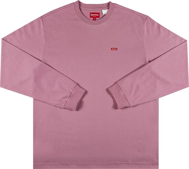 

Лонгслив Supreme Small Box Long-Sleeve Tee 'Pink', розовый