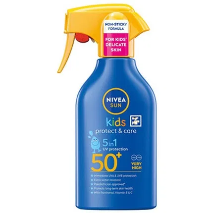 Солнцезащитный спрей для детей SPF 50+ Nivea Kids Protect & Care