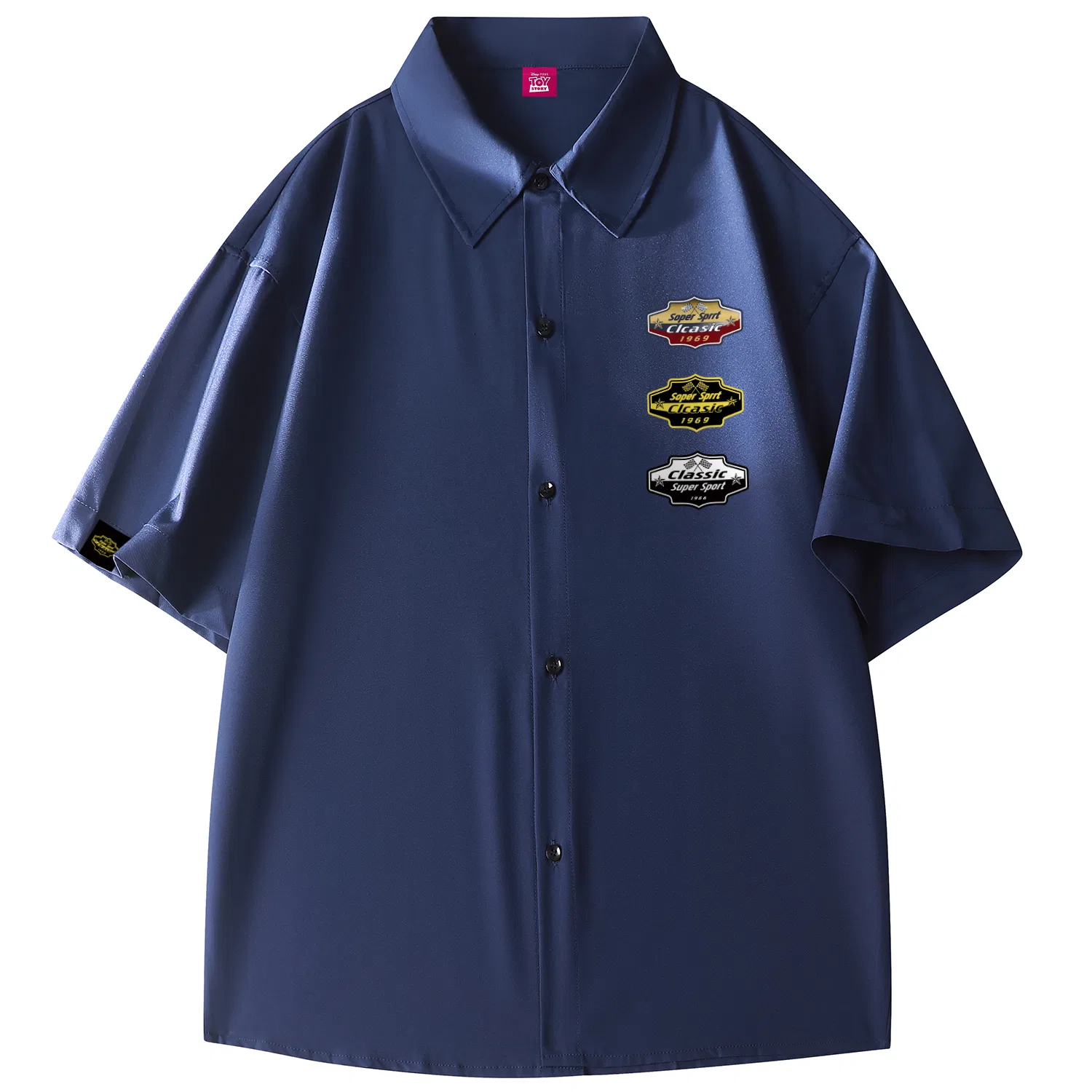 Детская рубашка с воротником Disney, Navy Blue