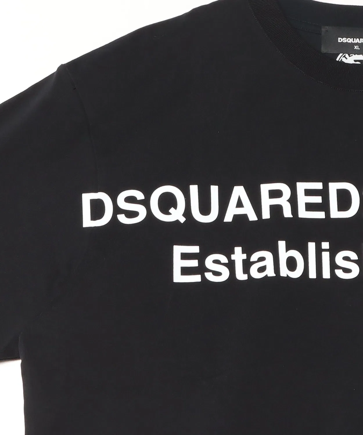Мужская футболка свободного кроя с коротким рукавом DSQUARED2 Heritage, Black — фото 3