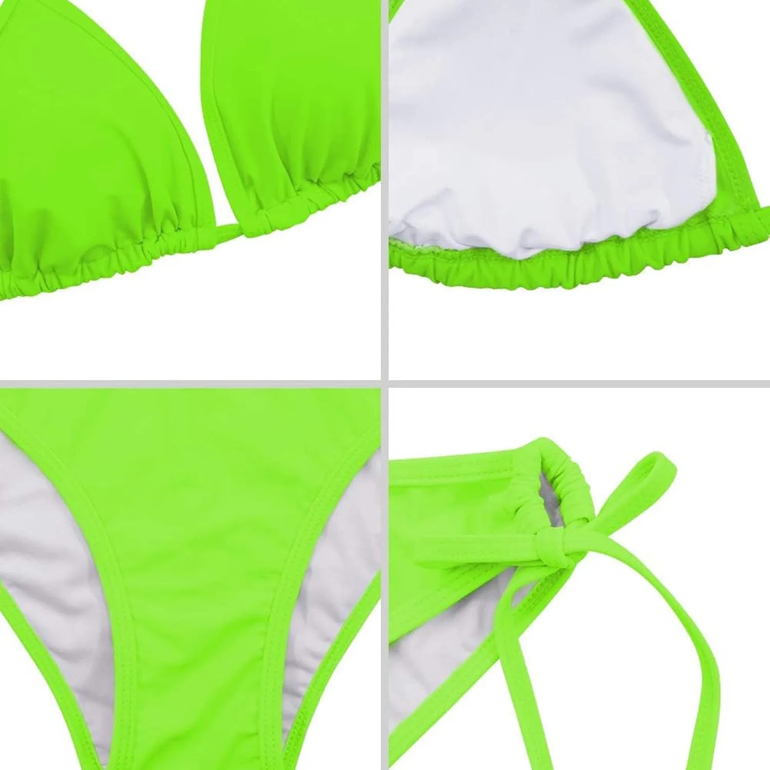 Женский бикини-комплект с треугольным топом Trends, Mint Green — фото 3