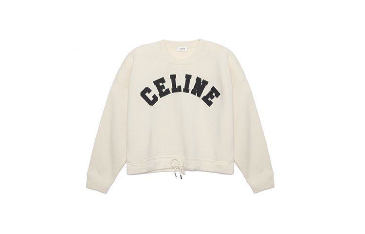 

Женский свитер FW22 цвета экрю CELINE, Ecru