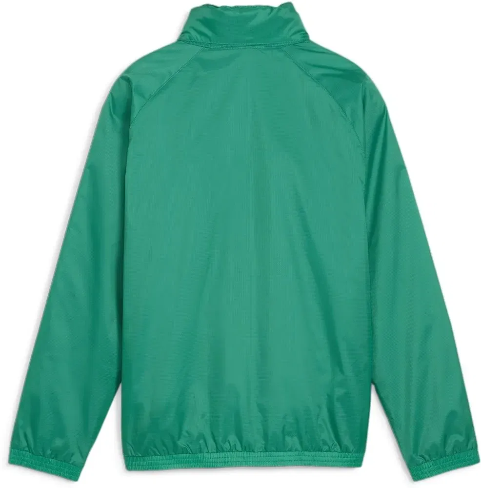 Куртка спортивная с длинным рукавом TeamGoal Allweather Jacket Jr Puma, зеленый — фото 2
