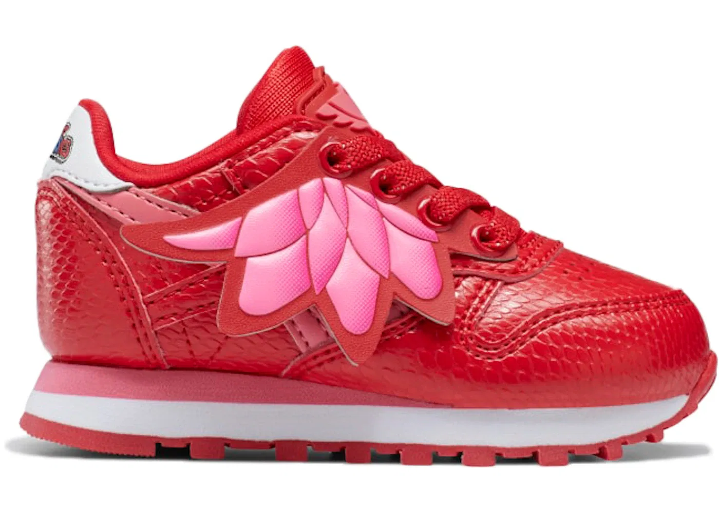 Детские кроссовки Lifestyle Reebok Classic Leather PJ Masks Owlette, Vector Red Super Pink Footwear White