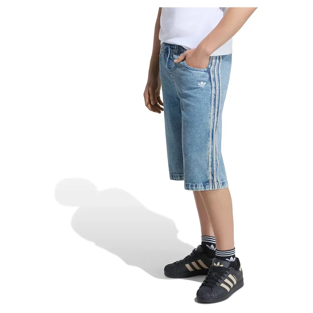 Шорты джинсовые свободные Adidas Originals, синий