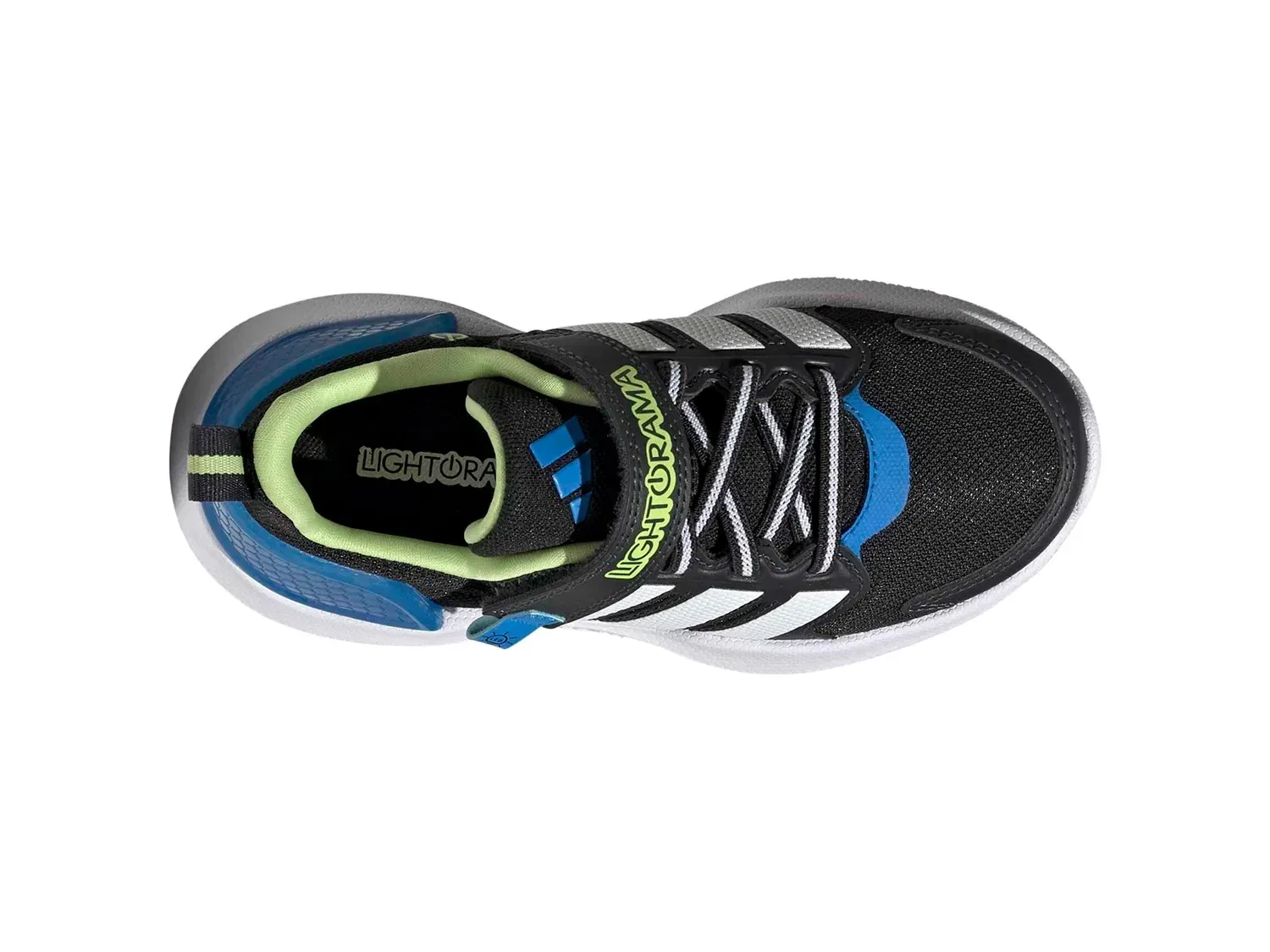 Кроссовки детские Lightorama Runner, adidas, черный — фото 2