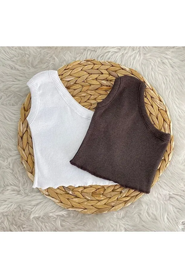 Детский комплект для новорожденных с воротником-лодочкой Akif Giyim, White And Coffee