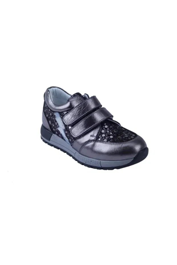 Детские туфли для девочек с графическим принтом Angelokids, Navy Blue