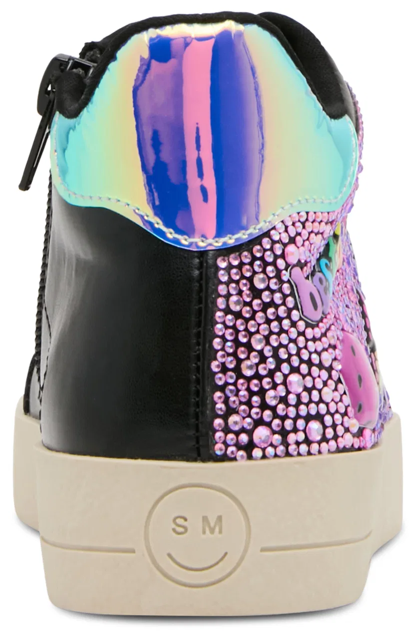Детские кроссовки для девочек с принтом Jdelight Steve Madden, Black Multi — фото 3