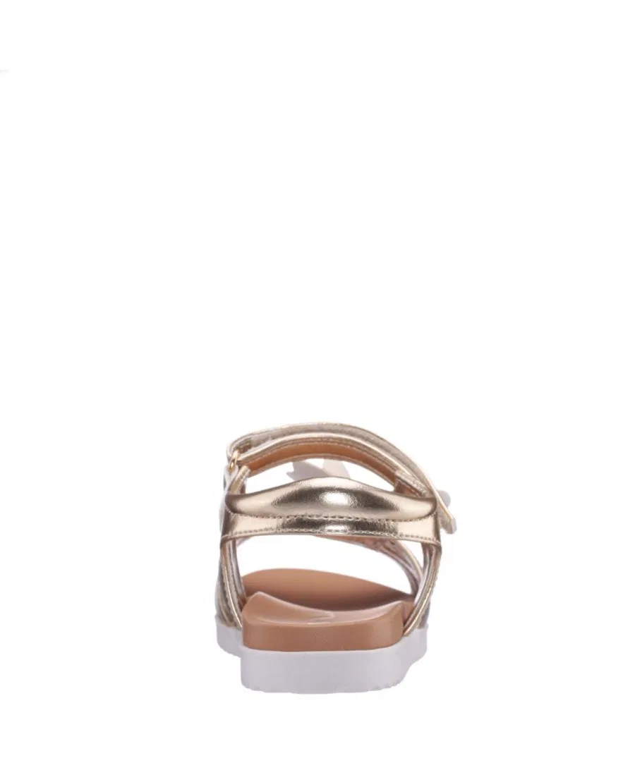 Детская босоножка с закрытым носком BRANTY Nina, Light Gold — фото 4
