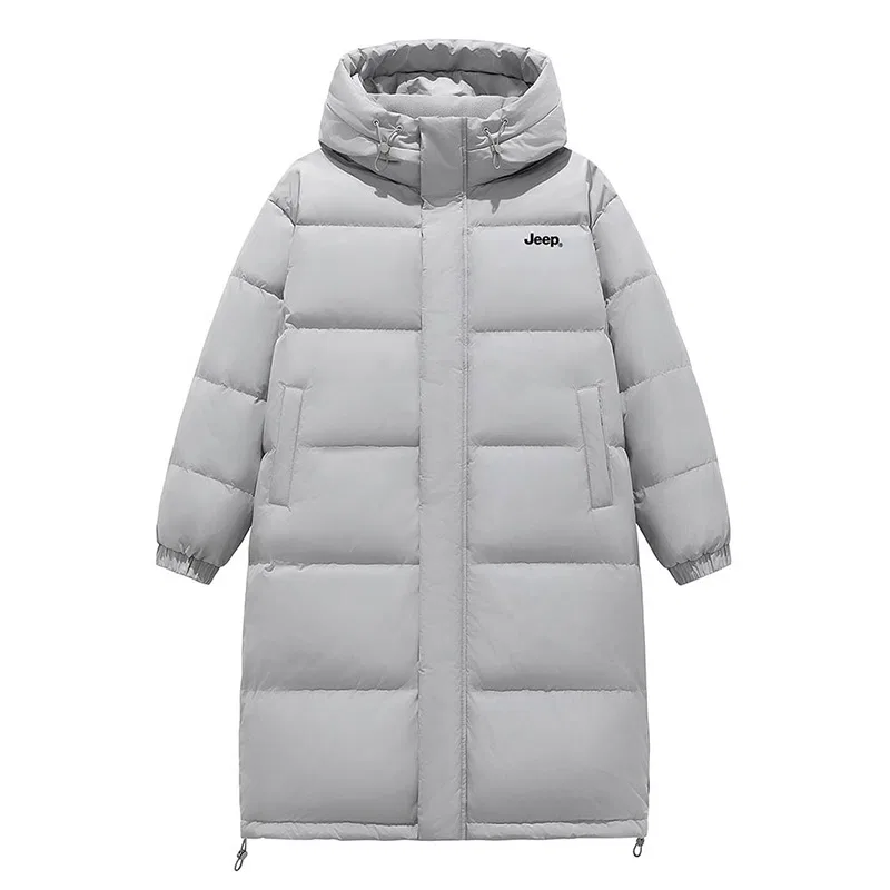 Детский пуховик с капюшоном Jeep, Gray (90 Fleece, Fearless against Cold)