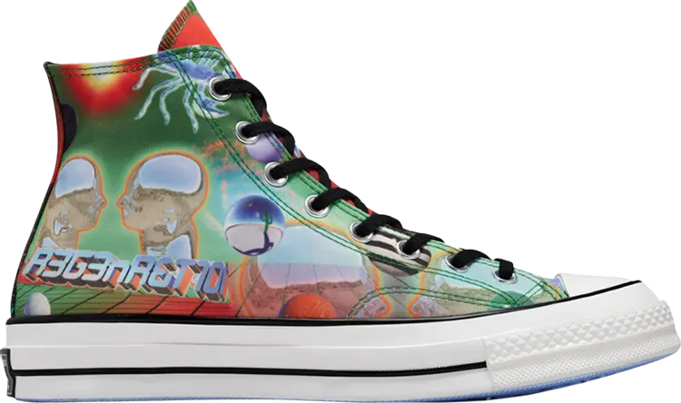 

Кроссовки Converse Chuck 70 Outdoor Rave High Psychedelic, зеленый