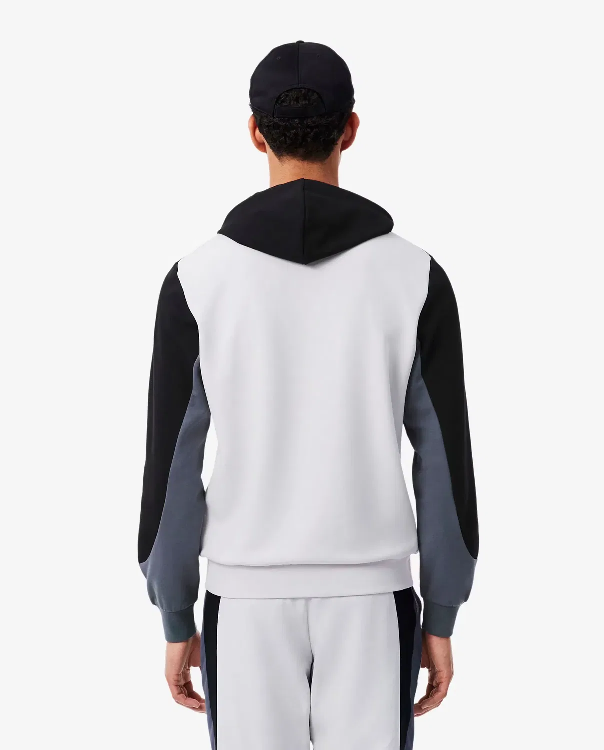 Мужская худи Lacoste с капюшоном на молнии, Gris — фото 2