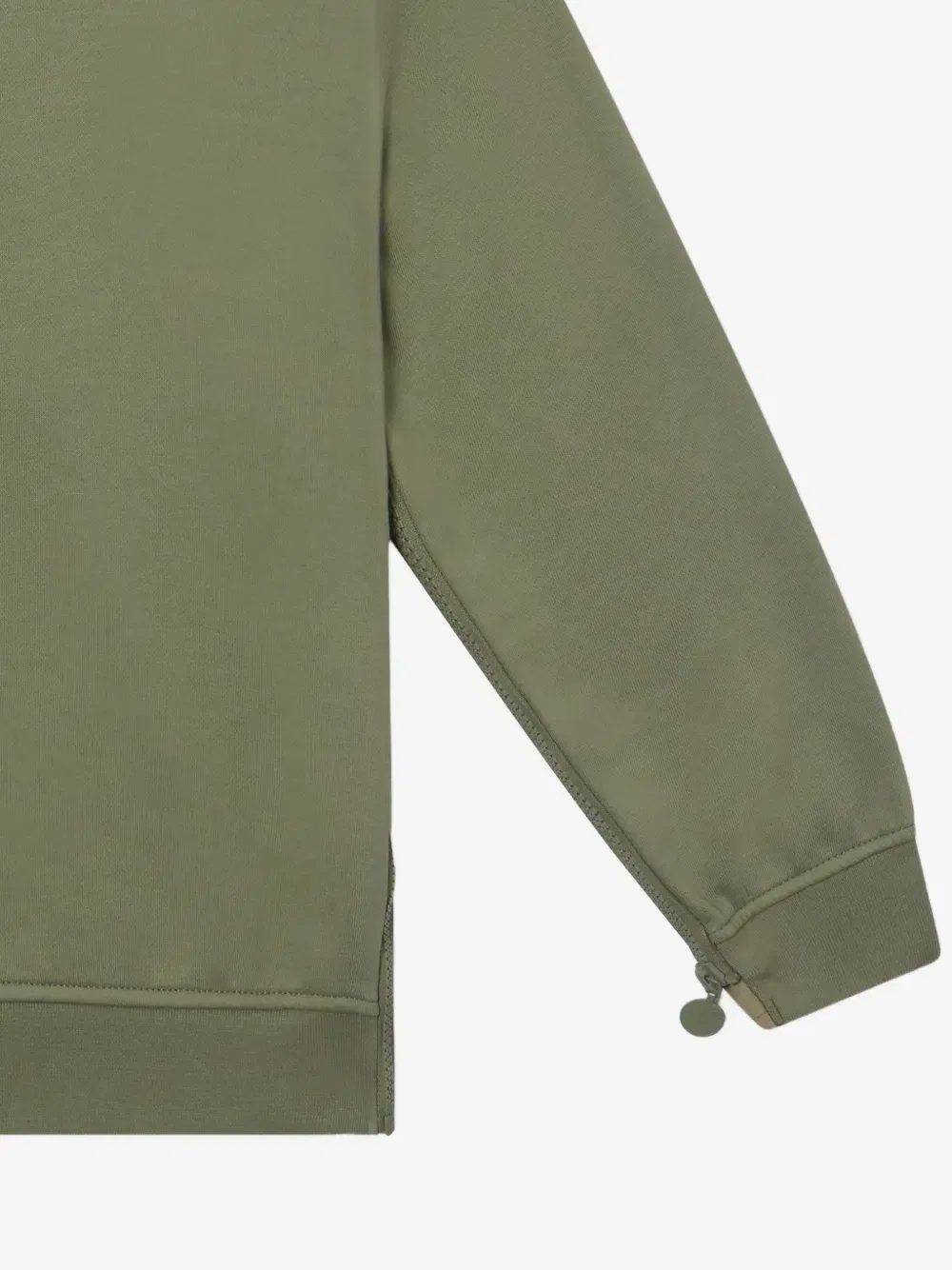 Толстовка с логотипом и молнией Stella McCartney Kids, зеленый — фото 4