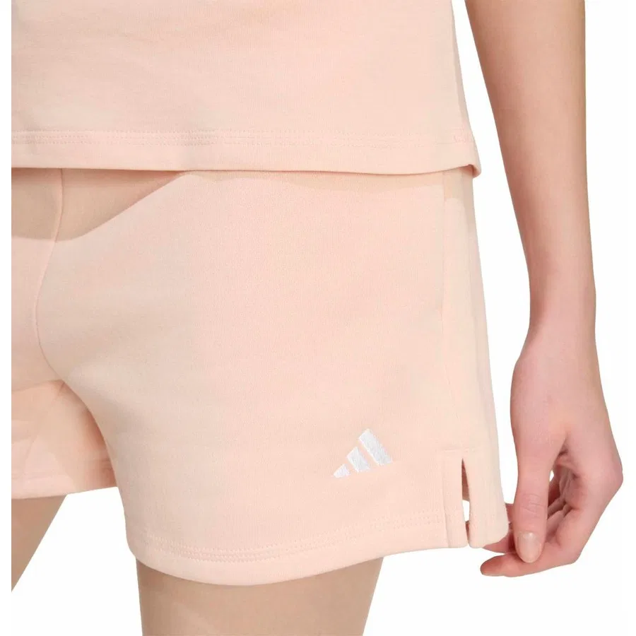 Шорты женские с принтом adidas W SL FC SHO BLUPNK/WHITE, Розовый — фото 2