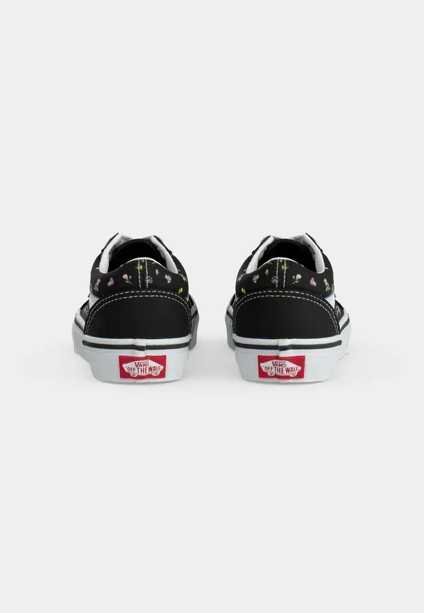 Кроссовки с цветочным принтом Old Skool Vans Black/Sunset Blush, черный — фото 4
