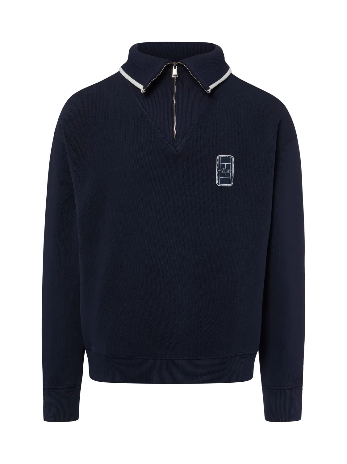 Свитшот с принтом Lacoste, синий