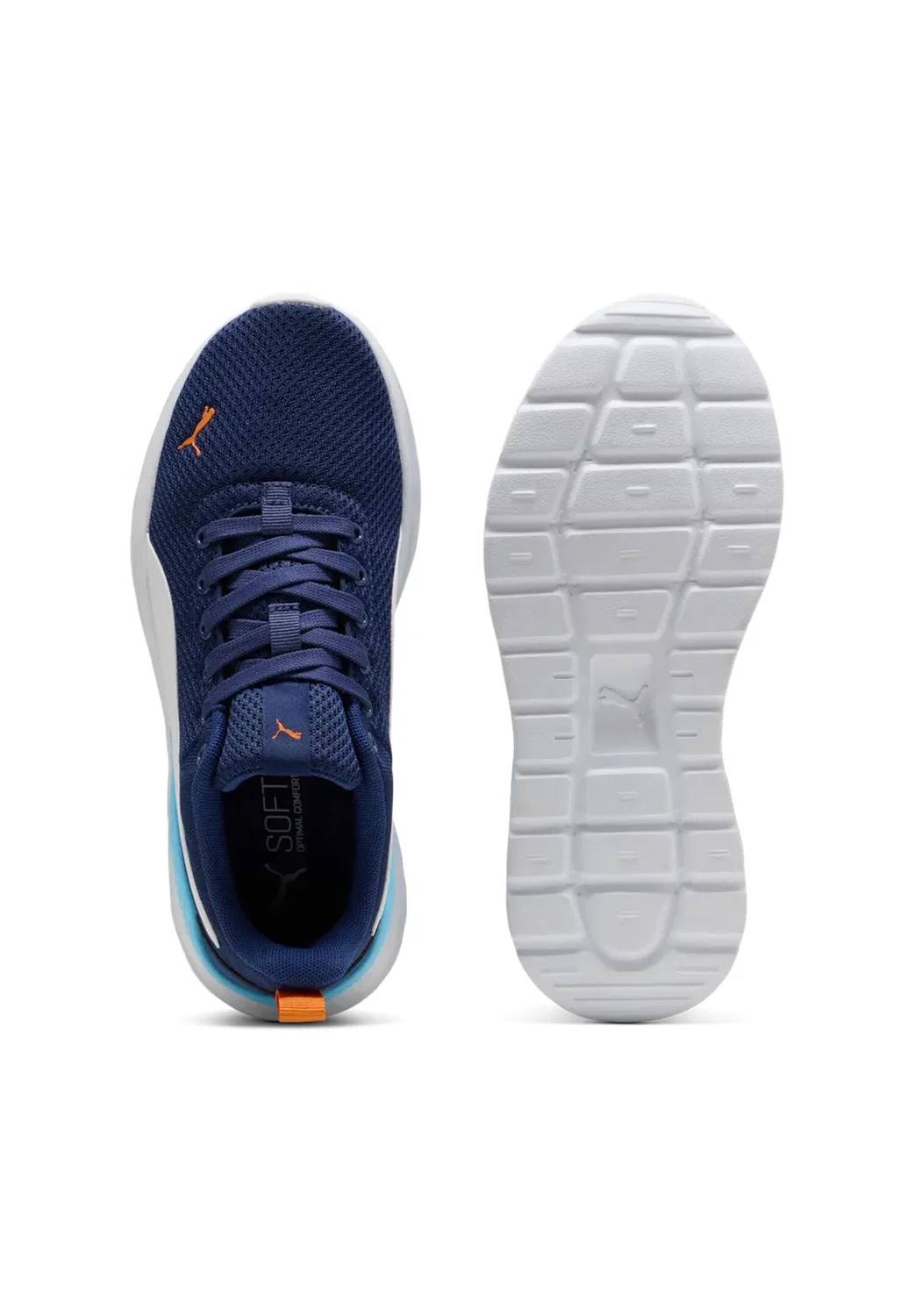 Детские кроссовки Anzarun Lite Jr Puma, Darkblue White — фото 3