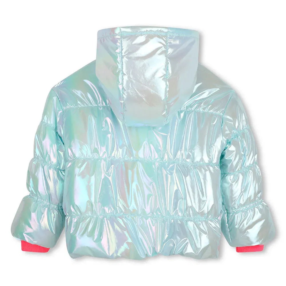 Детская куртка для девочек с капюшоном Billieblush, Blue — фото 2