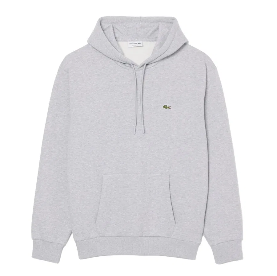 Толстовка LACOSTE серого цвета