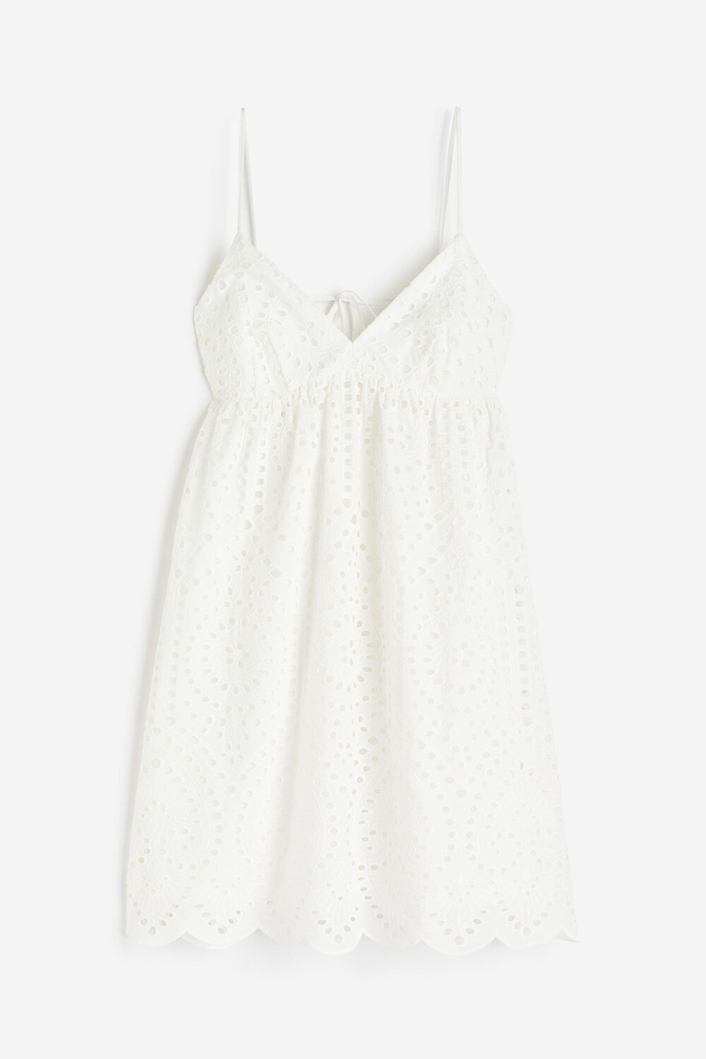 

Платье H&M Eyelet Embroidery, белый