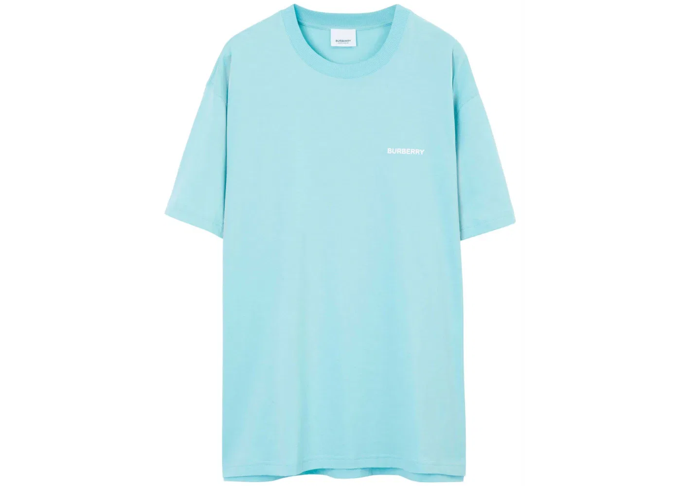 Мужская футболка с принтом Burberry T-Shirt, Baby Blue