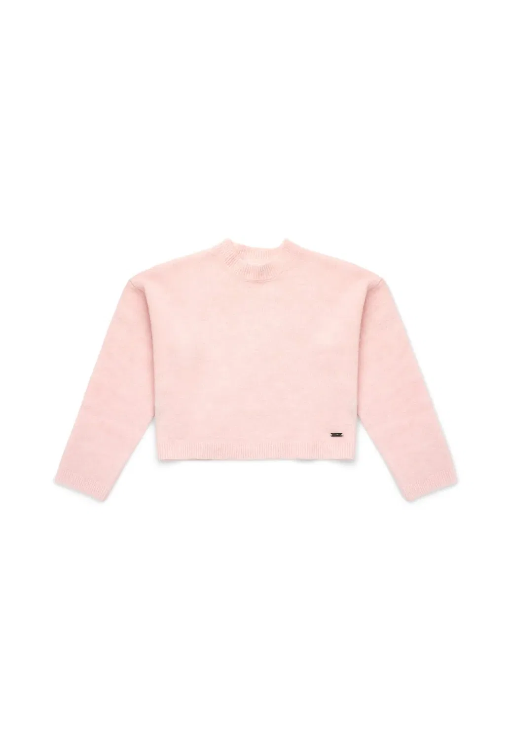 Maglia tinta unita - jumper Terranova, Rosa Melange