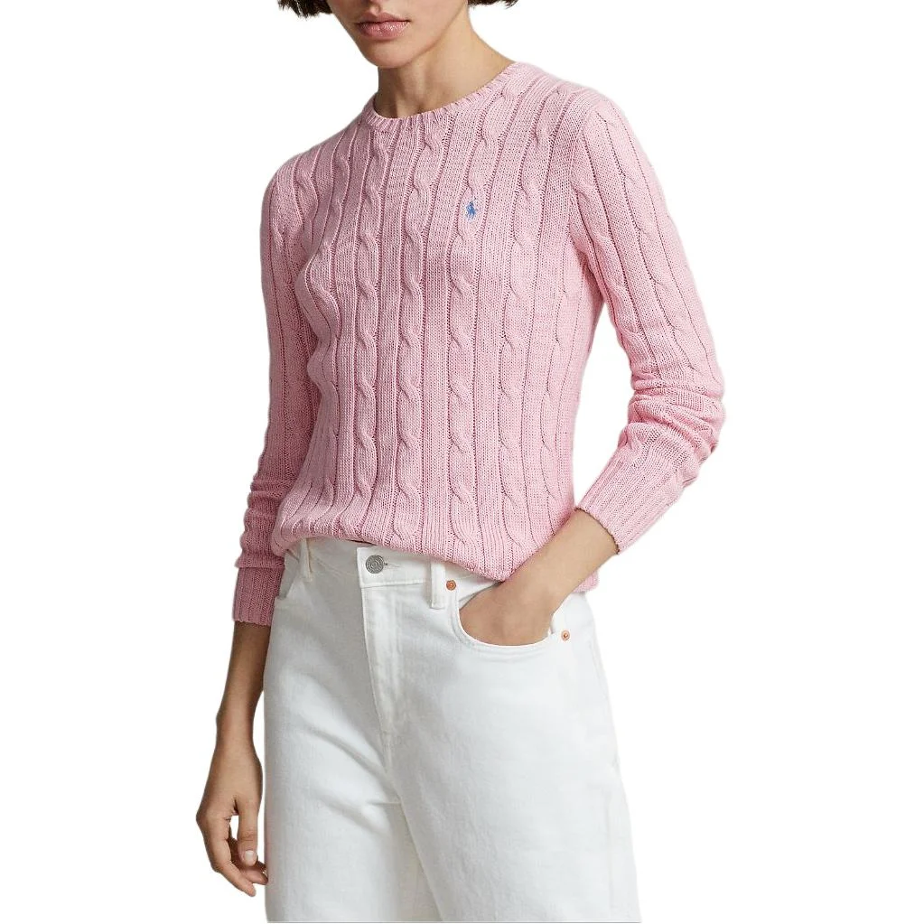 Свитер с круглым вырезом Polo Ralph Lauren, розовый