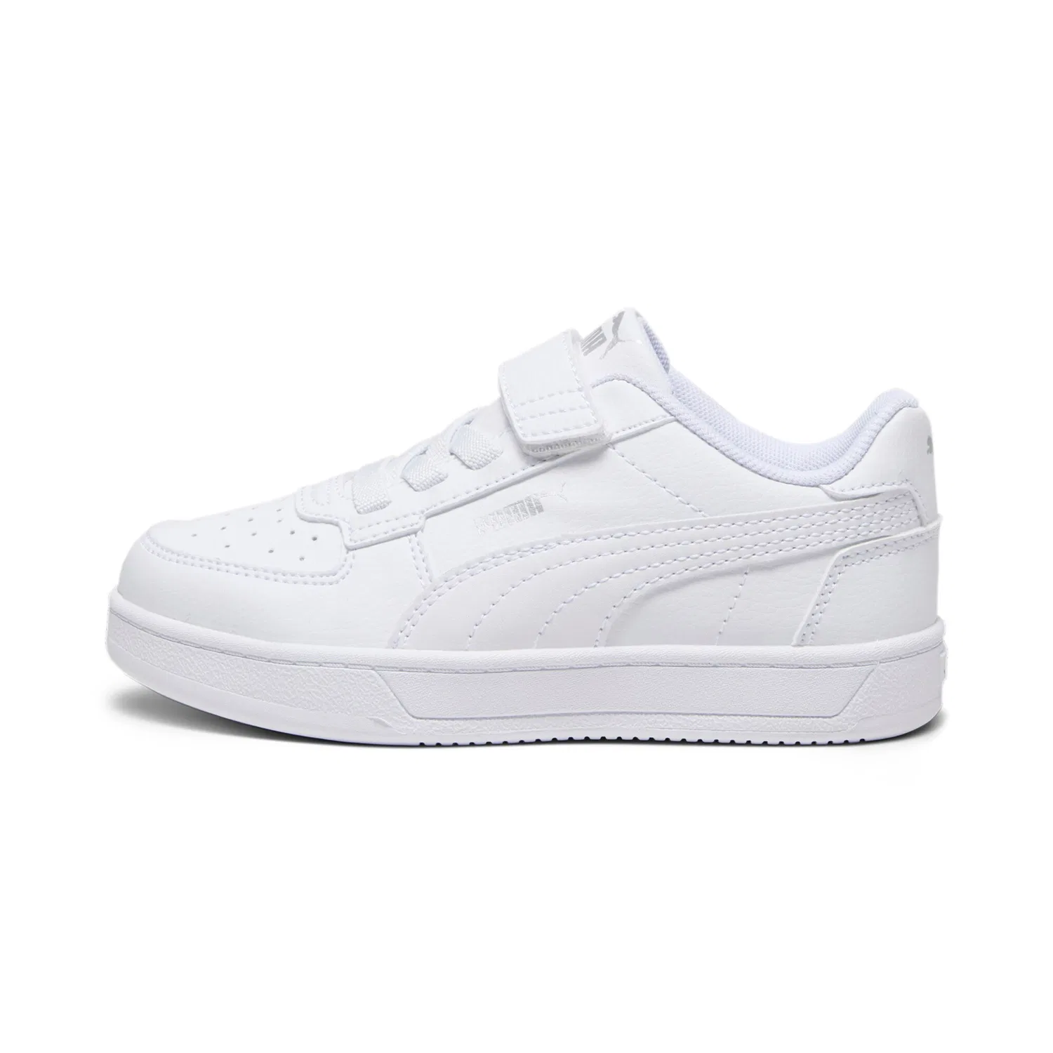 Детские кроссовки с мягкой подошвой Puma, PUMA White-PUMA Silver-PUMA Black — фото 2