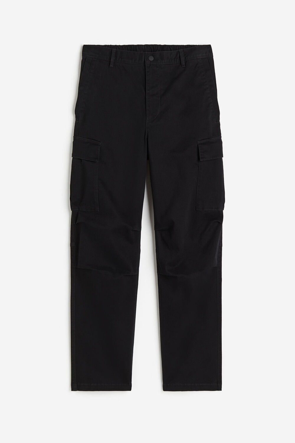 

Брюки H&M Regular Fit Cargo, черный