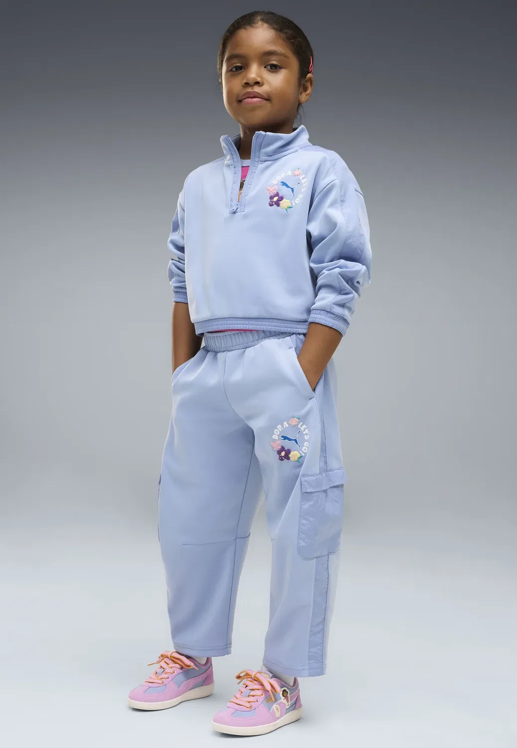 X Дора-исследовательница Т7 свободные брюки-карго Puma, Chambray Blue