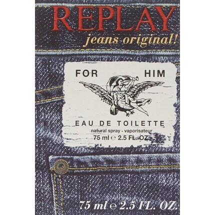 Туалетная вода Replay Jeans Original for Him, 75 мл, испаритель — фото 2