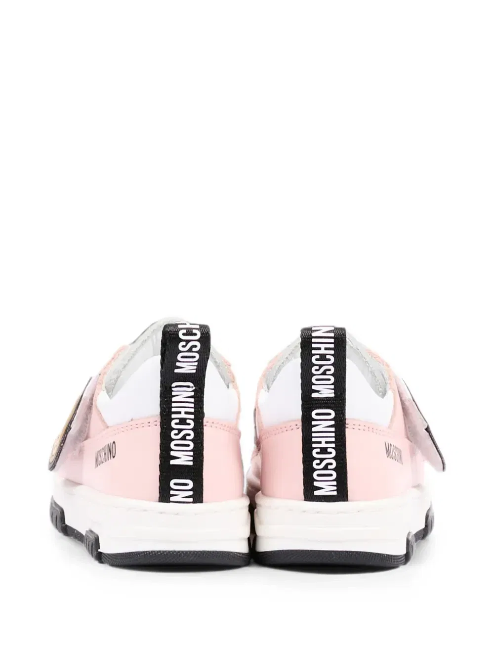 Кроссовки на липучках «Медвежонок» Moschino Kids, розовый — фото 3