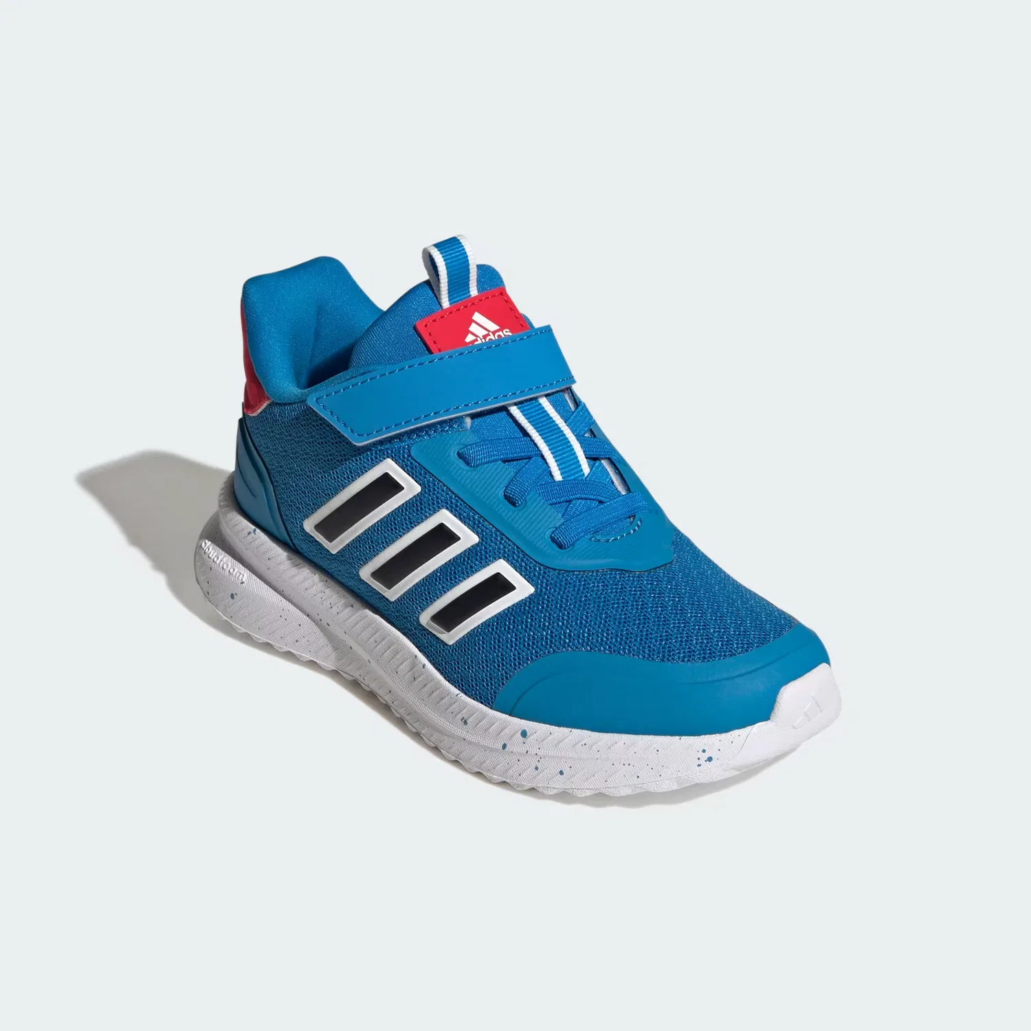 Детские кроссовки с амортизацией Cloudfoam X_PLRPATH Adidas Sportswear, ярко-синий/белый/рубиновый — фото 4