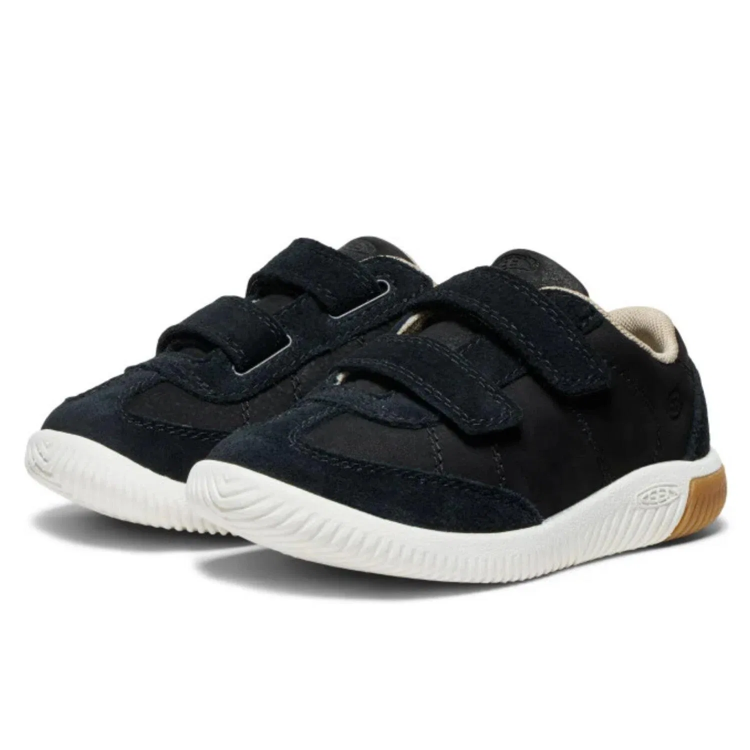 Детские кожаные кроссовки с липучками NX Knit T-Toe DS Keen, Schwarz 909 — фото 2