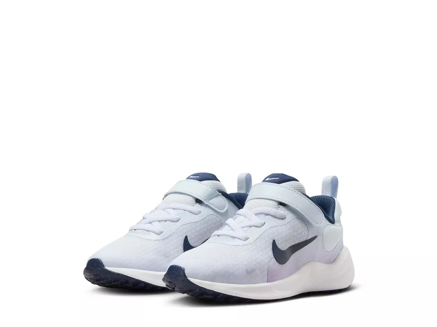 Кроссовки беговые Revolution 7, Nike, светло-голубой/фиолетовый — фото 3