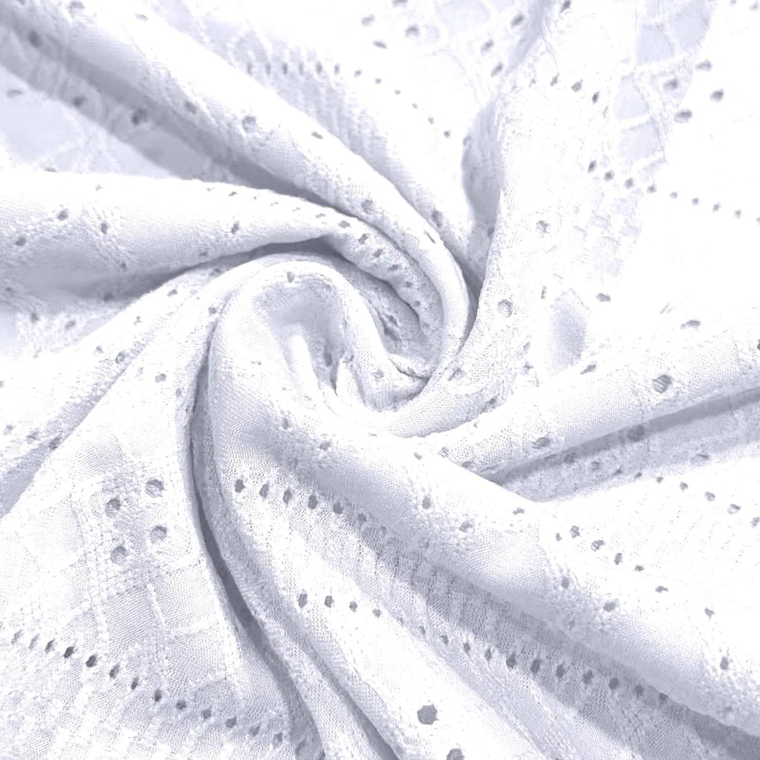 Женское летнее мини-платье с кружевом и рюшами, White — фото 4