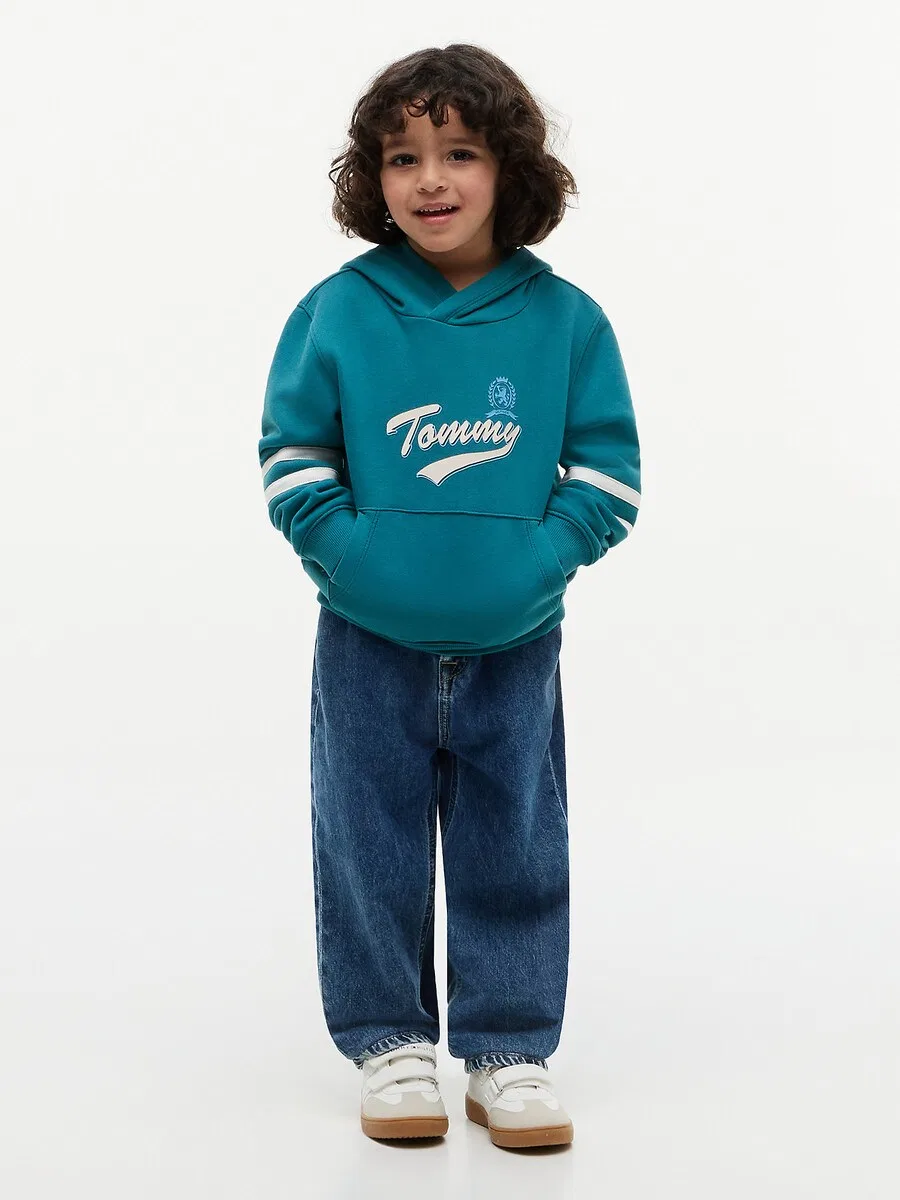 Толстовка TOMMY HILFIGER синего цвета — фото 3