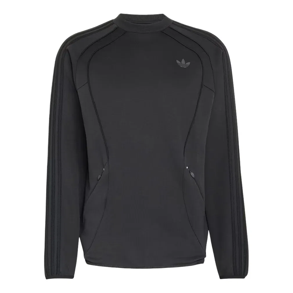 Мужская футболка с коротким рукавом Adidas Teamgeist 26 Cutline Crew Sweatshirt, черный