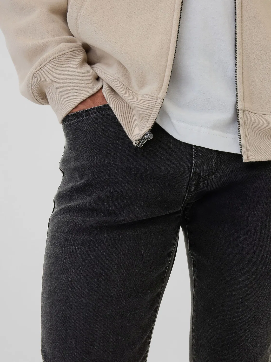 Джинсы Slim Fit Gap Black — фото 4