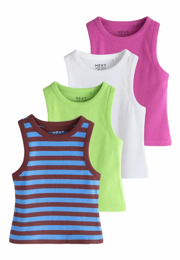 Топы комплект 4 шт Striped Next multi bright
