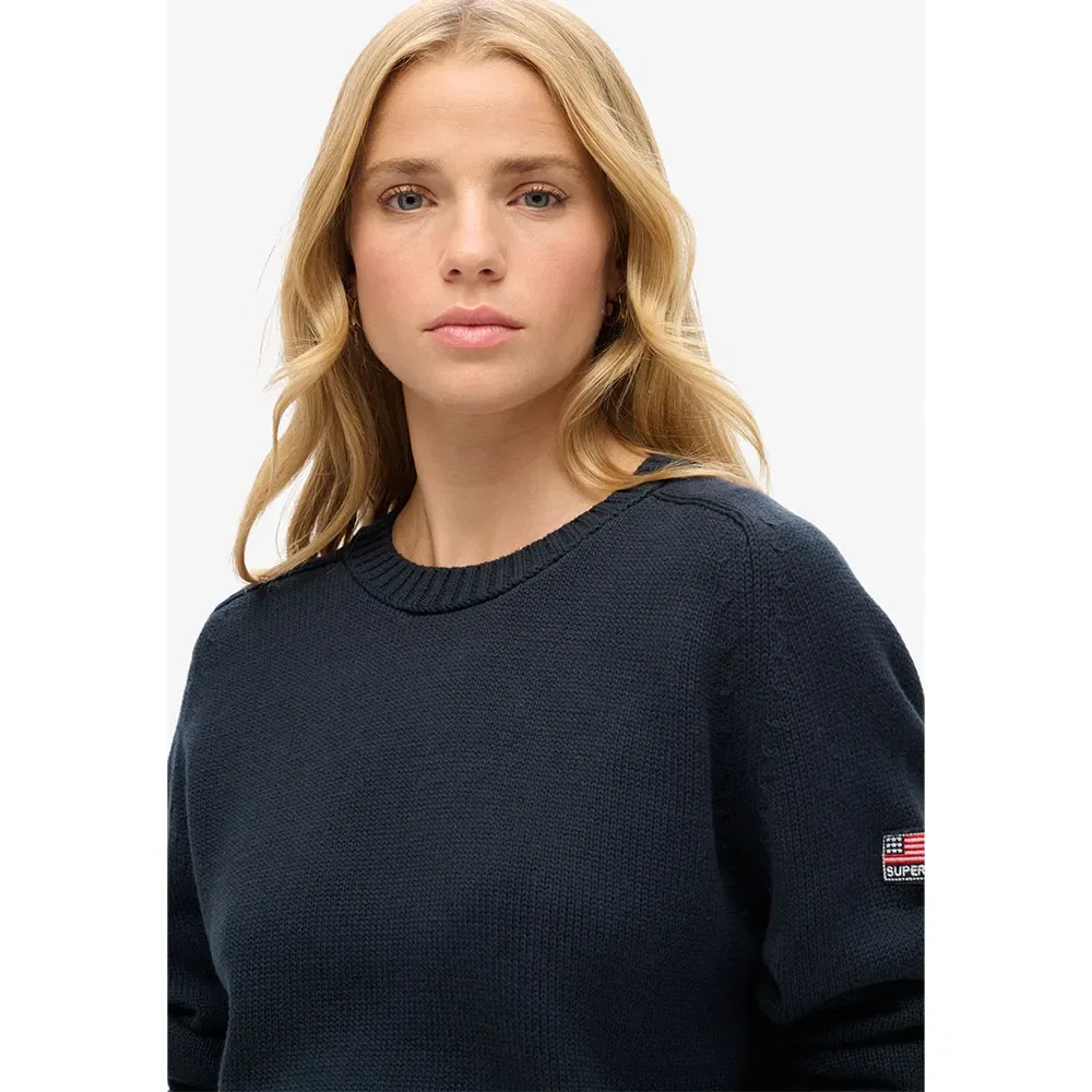 Свитер Slouchy Superdry, синий — фото 3