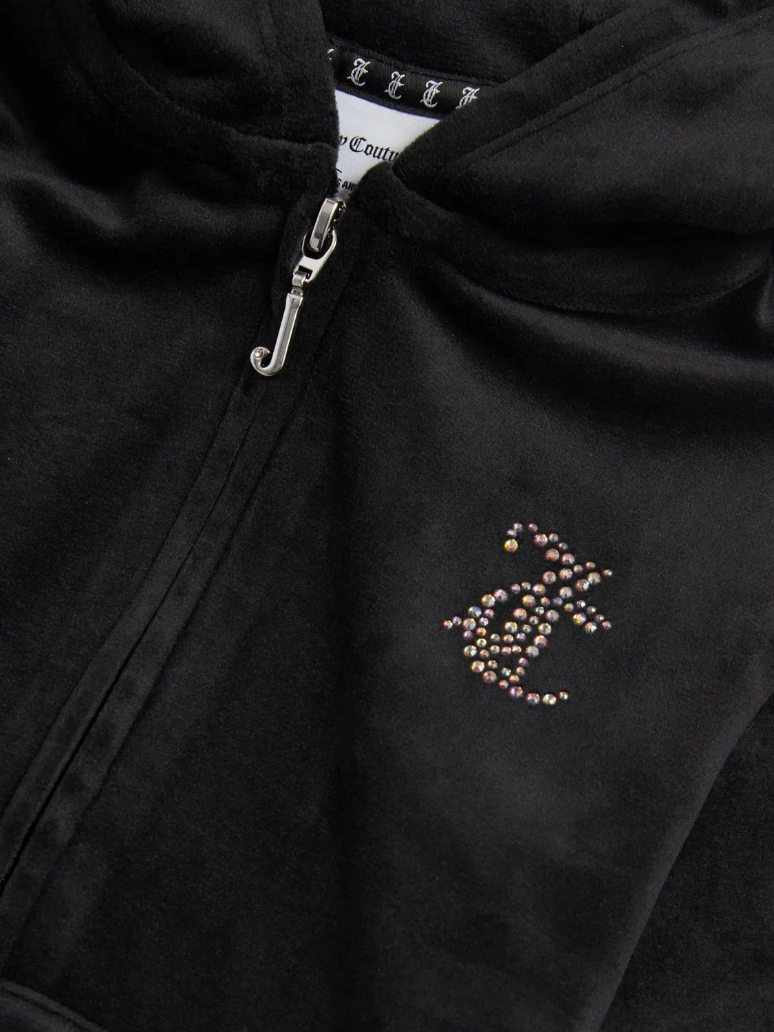 Толстовка на молнии и сумка-тоут Juicy Couture Daydreamer, черный — фото 4