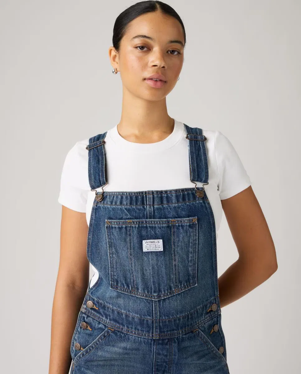 Женский комбинезон длинный, Vaquero Tirantes Ajustables, Levi's, Azul índigo — фото 3