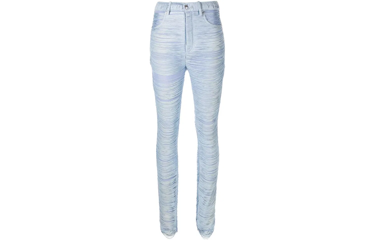Брюки Casual с бахромой Alexander Wang, Blue
