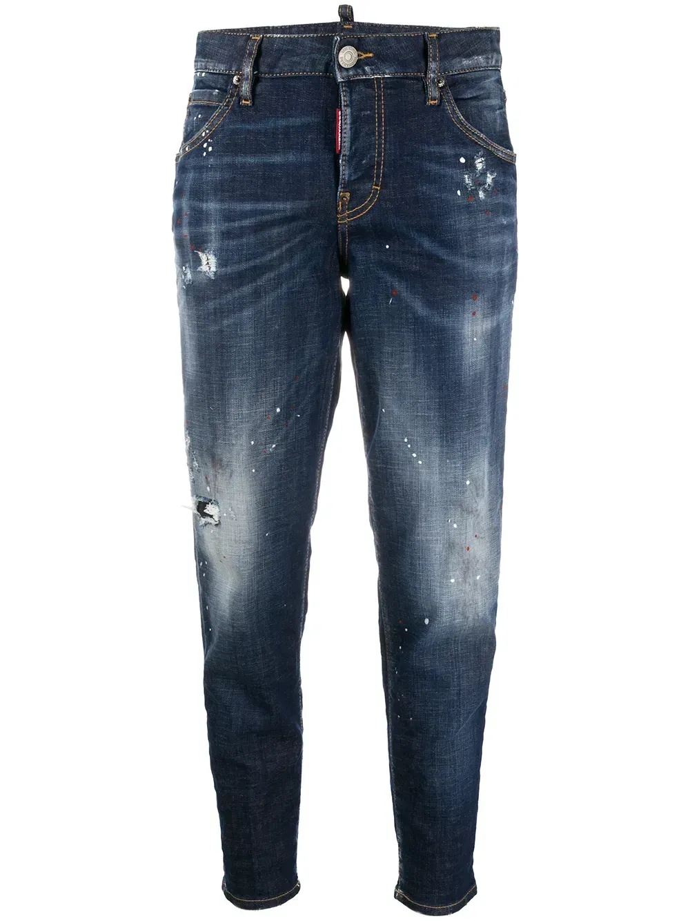 Укороченные джинсы Hockney Dsquared2, синий